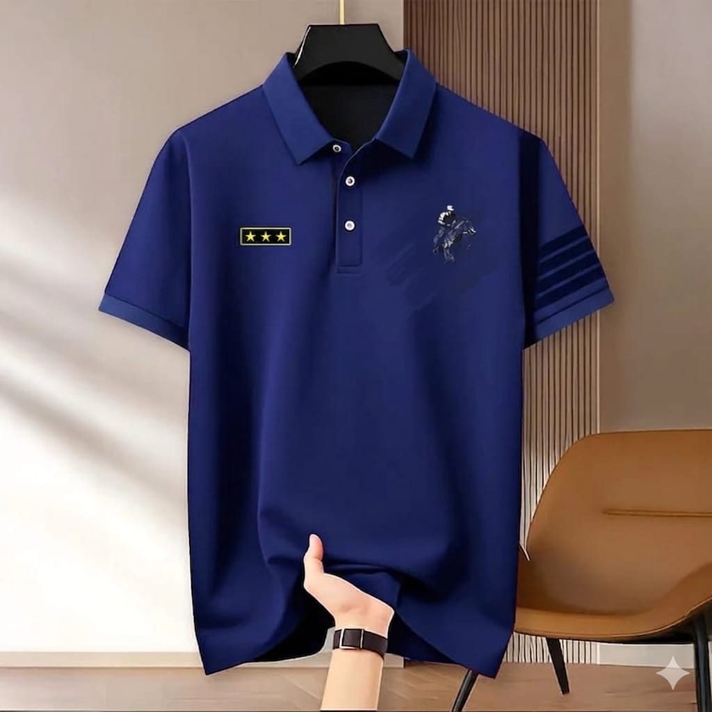 Men's Classic Polo T-Shirt — Short-Sleeve Casual % Men's Classic Polo T-Shirt — Short-Sleeve Casual