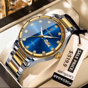 Men's Luxury Quartz Wrist Watch - Stylish Timepiece by Poedagar