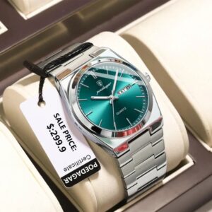 Men's POEDAGAR 930 Premium Watch - Stylish and Durable Timepiece