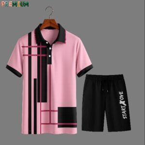 Men's Polo Shirt and Half Pant Set - Stylish Casual Outfit for Every Occasion