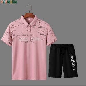 Men's Polo Shirt and Half Pant Set - Stylish Casual Outfit for Every Occasion