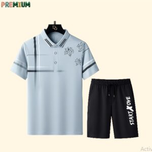 Men's Polo Shirt and Half Pant Set - Stylish Casual Wear Combo