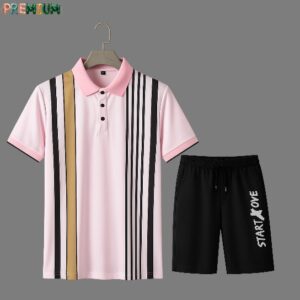Men's Polo Shirt and Half Pant Set - Stylish Summer Outfit