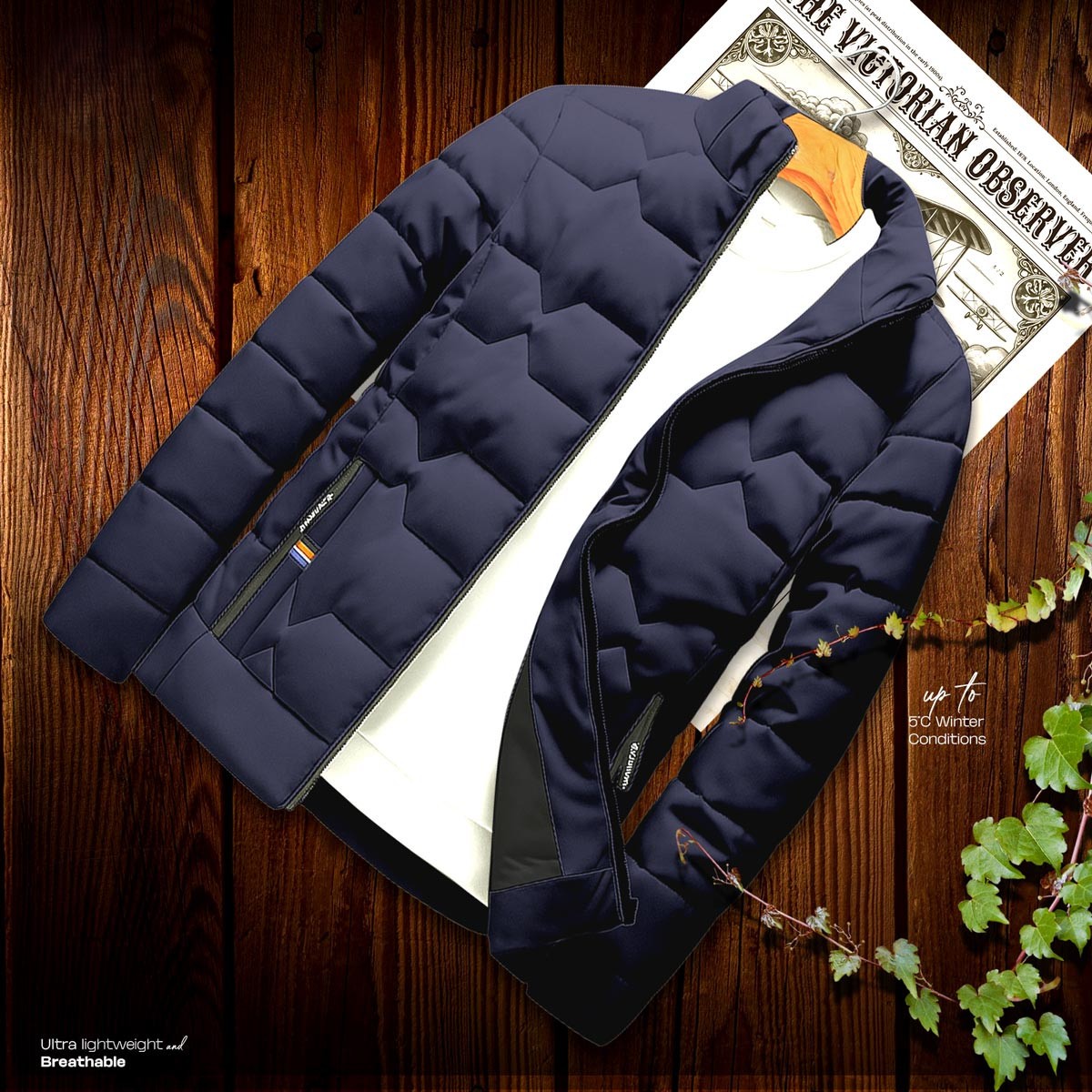 Men's Premium Padded Jacket - Stylish, Warm, and Versatile Outerwear % Men's Premium Padded Jacket - Stylish, Warm, and Versatile Outerwear
