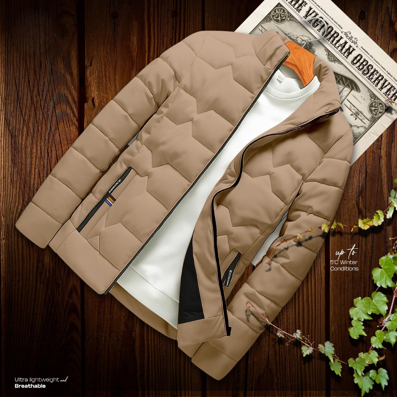 Men's Premium Padded Jacket - Stylish, Warm, and Versatile Outerwear % Men's Premium Padded Jacket - Stylish, Warm, and Versatile Outerwear