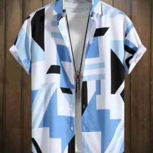 Men's Short-Sleeve Cotton Shirt