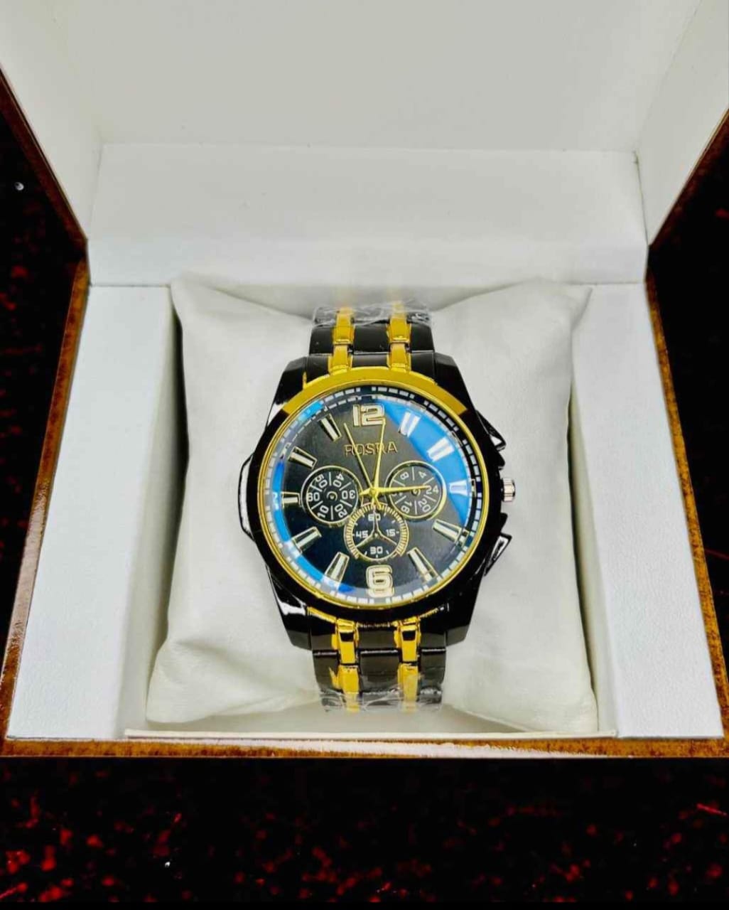 Men's Stainless Steel Fashion Watch by Rosra - Stylish and Durable Timepiece % Men's Stainless Steel Fashion Watch by Rosra - Stylish and Durable Timepiece