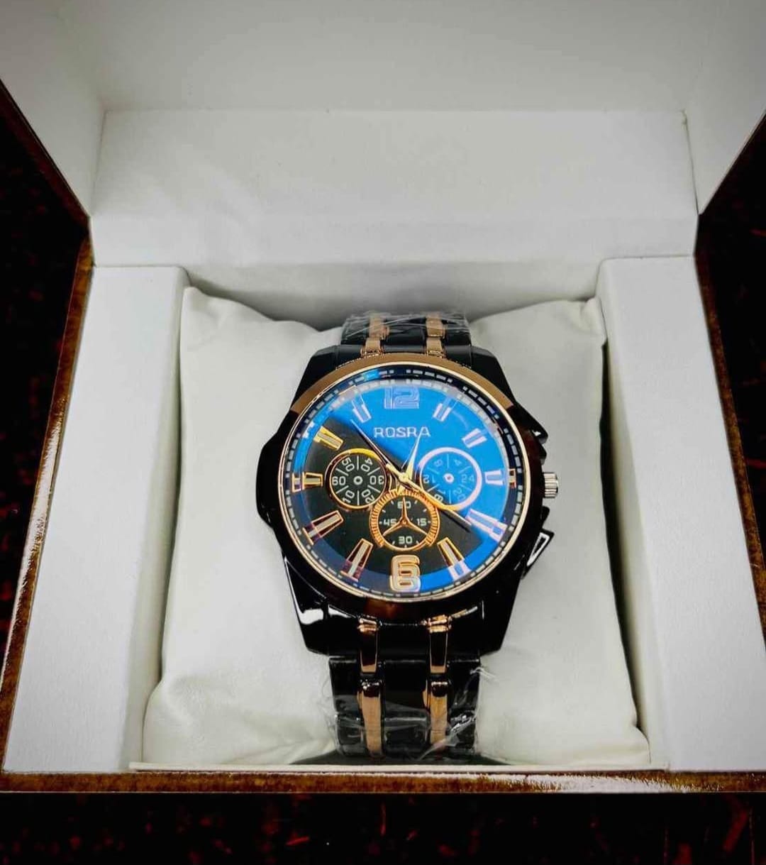 Men's Stainless Steel Fashion Watch - Elegant Timepiece by Rosra % Men's Stainless Steel Fashion Watch - Elegant Timepiece by Rosra