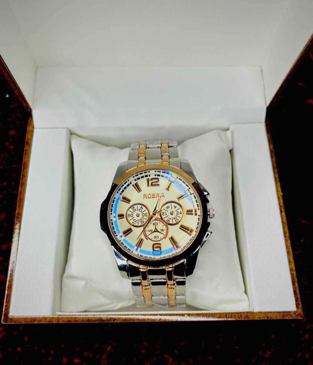 Men's Stainless Steel Fashion Watch - Rosra Collection % Men's Stainless Steel Fashion Watch - Rosra Collection