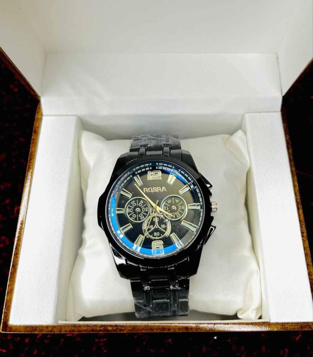 Men's Stainless Steel Fashion Watch - Stylish Timepiece by Rosra % Men's Stainless Steel Fashion Watch - Stylish Timepiece by Rosra