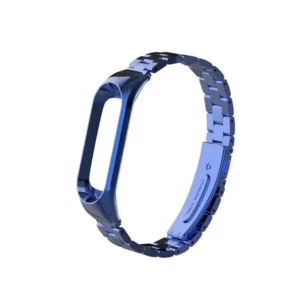 Metal Blue Straps for Xiaomi Mi Band 3 and 4 - Durable and Stylish Upgrade