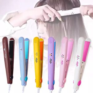 Mini Professional Hair Straightener with Temperature Control for Effortless Styling