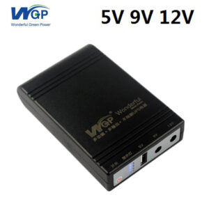 Mini UPS Power Backup 5/9/12V 8,800mAh - Reliable Black with 1 Year Warranty