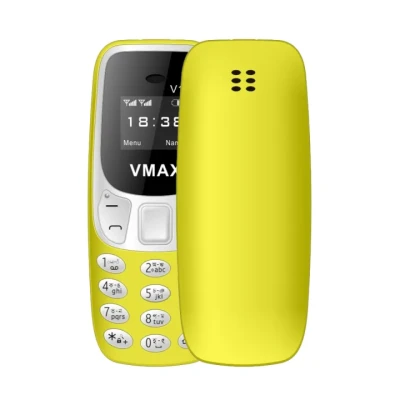 Mini Voice Assistant Phone - Vmax V51 in Vibrant Yellow % Mini Voice Assistant Phone - Vmax V51 in Vibrant Yellow