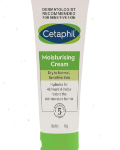 Moisturizing Cream for Sensitive Dry to Normal Skin - Cetaphil 80g