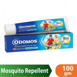 Mosquito Repellent Cream with Vitamin E & Almond Oil - Odomos Naturals 100g