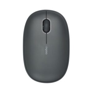 Multi-Mode Wireless Mouse in Dark Gray - Rapoo M650 Ergonomic Design