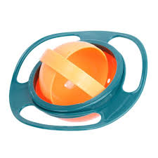 Multicolor 360° Rotating Gyro Bowl for Babies - Spill-Proof Food-Grade Tableware % Multicolor 360° Rotating Gyro Bowl for Babies - Spill-Proof Food-Grade Tableware