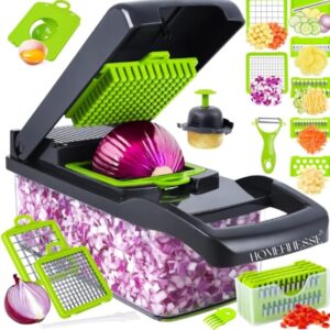 Multifunctional 14-in-1 Vegetable Chopper - Versatile Kitchen Tool for Easy Food Prep