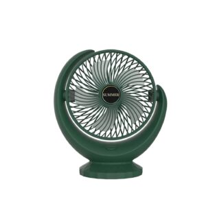 Multifunctional Green Desktop Fan - Indiana IRF-881B for Home & Office Use