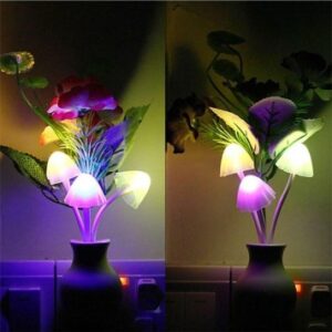 Mushroom-Shaped LED Wall Night Light – Soft Glow for Cozy Spaces
