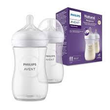 Natural Response Baby Feeder Bottles by Philips Avent - 260ml, Pack of 2 (1m+)