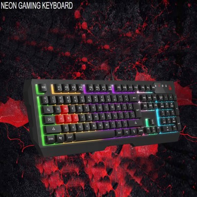 Neon Gaming Keyboard A4Tech Bloody B135N - Precision & Style for Gamers % Neon Gaming Keyboard A4Tech Bloody B135N - Precision & Style for Gamers