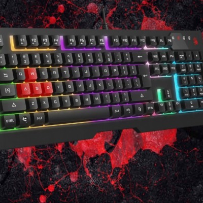 Neon RGB Mechanical Gaming Keyboard for Enhanced Performance % Neon RGB Mechanical Gaming Keyboard for Enhanced Performance