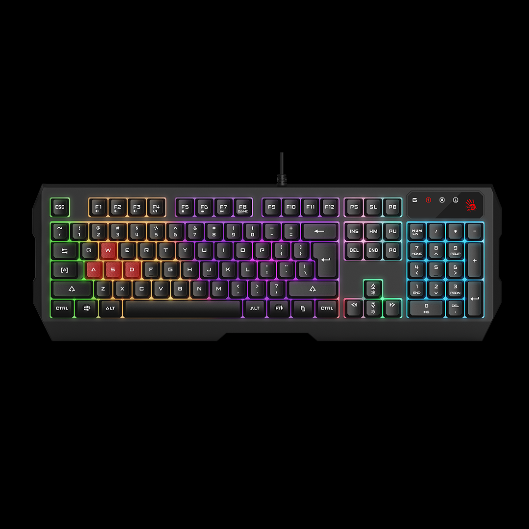 Neon RGB Mechanical Gaming Keyboard for Enhanced Performance % Neon RGB Mechanical Gaming Keyboard for Enhanced Performance
