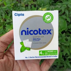 Nicotine Sugar-Free Mint Gums 4mg - 12 Count | Effective Smoking Cessation Aid