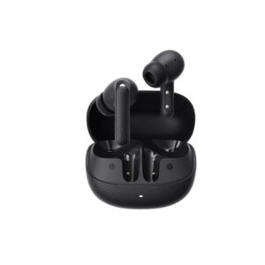 Noise-Cancelling TWS Earbuds - QCY HT15 Wireless Bluetooth Buds in Black