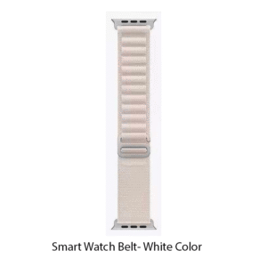 Nylon Replacement Strap for Series 8 Smartwatch - White Design