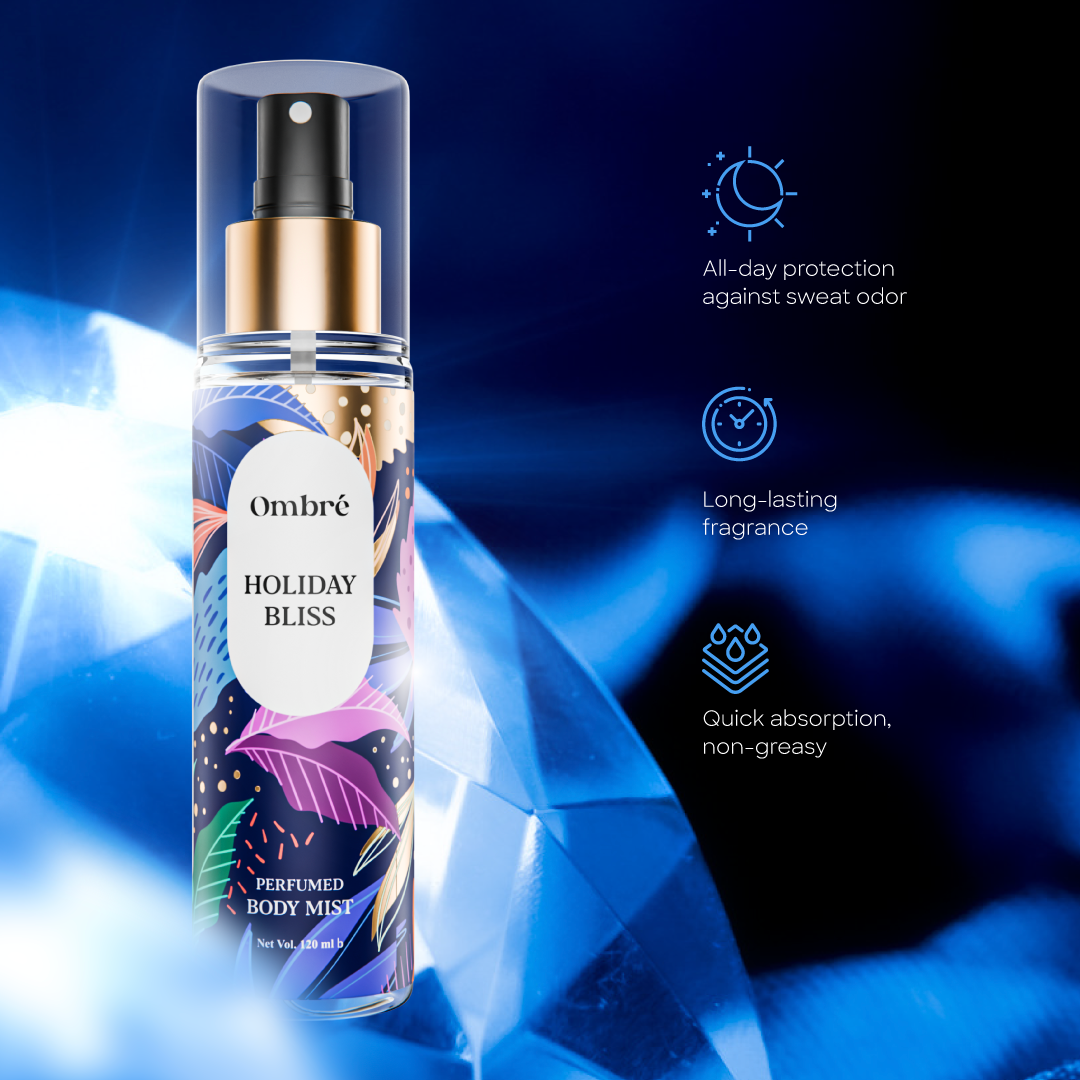 Ombre Holiday Bliss Perfumed Body Mist - 120ml Refreshing Fragrance % Ombre Holiday Bliss Perfumed Body Mist - 120ml Refreshing Fragrance