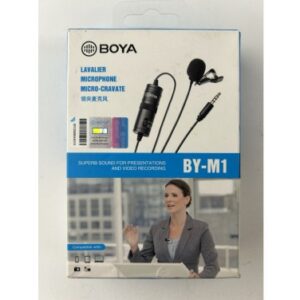 Omnidirectional Lavalier Microphone BY-M1 for High-Quality Audio Recording