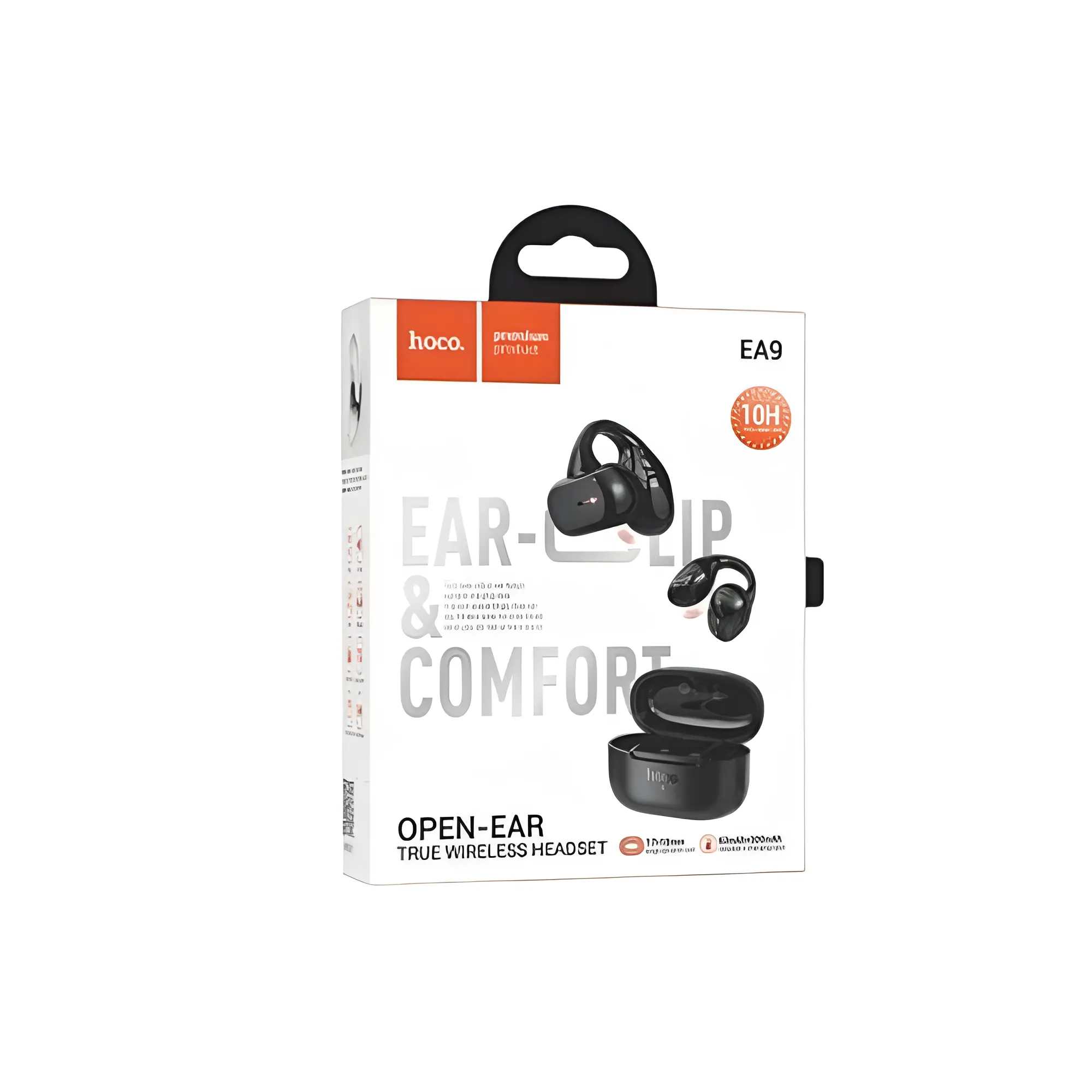 Open-Ear TWS Bluetooth Earbuds – Stylish Black Clip Design by Hoco % Open-Ear TWS Bluetooth Earbuds – Stylish Black Clip Design by Hoco