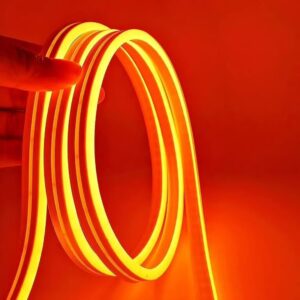 Orange Neon LED Strip Light - 5M Flexible Lighting for Home Décor