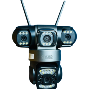 Outdoor Waterproof PTZ Camera with Night Vision and 3 Lenses (4G/LAN)