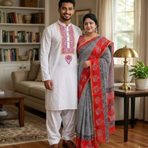 Panjabi Collection - Elegant Boisakhi Sharees for Festive Occasions