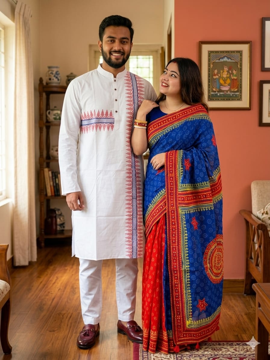Panjabi Collection - Elegant Boisakhi Sharees for Festive Occasions % Panjabi Collection - Elegant Boisakhi Sharees for Festive Occasions