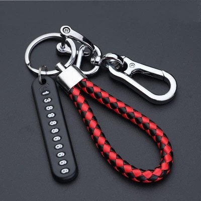 Personalized Anti-Lost Keychain with Mobile Number for Cars and Bicycles % Personalized Anti-Lost Keychain with Mobile Number for Cars and Bicycles