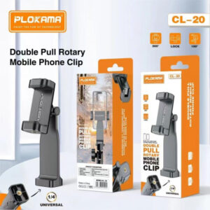 Phone Tripod Adapter Clip for Plokama CL-20 - Securely Mount Your Device