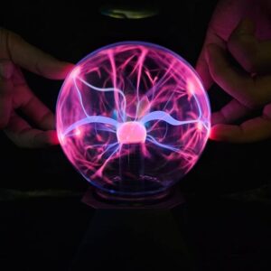 Plasma Ball Light - 5-Inch Globe Shaped Decorative Lamp