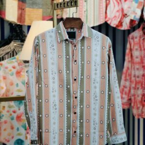 Popcorn-Textured Full-Sleeve Shirt