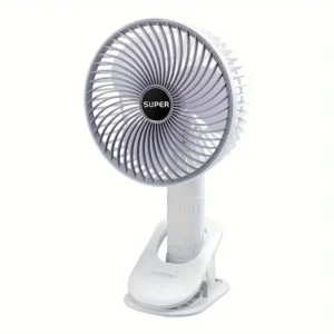 Portable 3-in-1 Rechargeable Clip-On Fan for Home and Travel