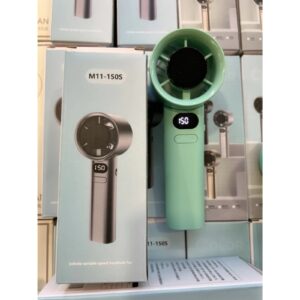 Portable Bladeless Mini Handheld Fan - Rechargeable & Compact for On-the-Go