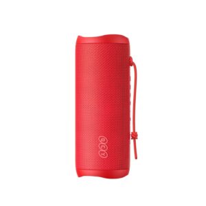 Portable Bluetooth Speaker QCY SP7 in Red – High-Quality Sound on the Go