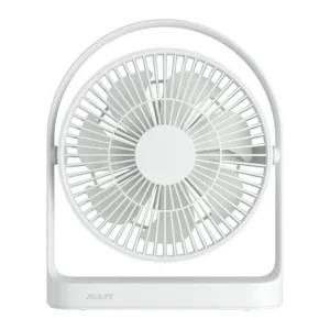 Portable Family Cooling Fan by JISULIFE – Stylish Grey Design
