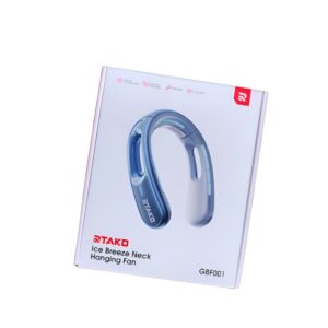 Portable Ice Breeze Neck Fan for Hands-Free Cooling - RTAKO GBF001
