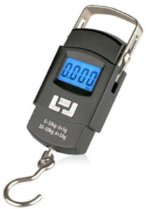 Portable LCD Digital Luggage Scale with Double Precision and Hook for Easy Weighing