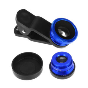 Portable Macro Lens for Smartphones - 3-in-1 Mini Room Photography Accessory